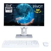 Turbox TAx1663 i7 4770 16GB Ram 1TB SSD 23.6 inç FHD Pivot Webcam WiFi All in One PC - 1