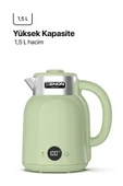 Xenon Smart Akıllı Kettle 1.5 lt Wi-Fi 2200 W App Kontrol Sesli Asistan Desteği Su Isıtıcı Yeşil X7101 - 3