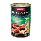 Animonda Gran Carno Sığır Eti Geyik Eti ve Elmalı Köpek Konservesi 400gr 6 Al 5 Öde - 1