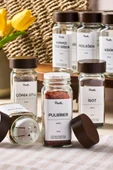 Perotti Raul Woody 12'li Akasya Kapak Baharatlık Seti 120ml + 30 Etiket 16779 - 4