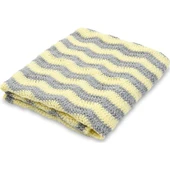 Jale Su Dalgası El Örgüsü Bebek Battaniye 80x100 cm - 1