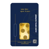 AgaKulche 20 gr 995 24 Ayar AMR Külçe Altın thumbnail 2