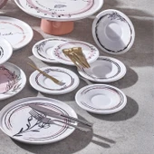 Fecra Rosy 19 Parça Sunum ve Servis Seti - 4