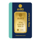 AgaKulche 50 gr 995 24 Ayar AMR Külçe Altın - 1
