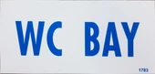 Avmdepo  Wc Bay Uyarı Levhası 12,5x25 KOD: DEK 1783 - 2