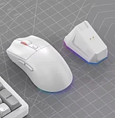 WD139 Manyetik Şarjlı BT+2.4GHZ 1600Dpı Ultra Hafif Şarjlı Kablosuz Oyuncu Mouse Oyuncu Faresi - 1