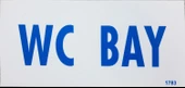 Avmdepo Wc Bay Uyarı Levhası 12,5x25 KOD: DEK 1783 - 9