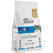 Felicia Somonlu Adult Az Tahıllı HypoAllergenic Yetişkin Kedi Maması  12 Kg - 1