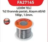 Fastbond 27145 Lehim Teli 1 mm 100 gr - 7