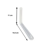 Avmdepo  Raf Altı 5x6 mm Beyaz - 1