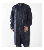 Kapüşonlu Lacivert PVC Yağmurluk XXL - 3