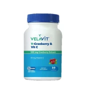 Velavit V-Cranberry & Vit C 30 Kapsül - 1