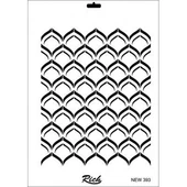 Rich New Seri N-393 Stencil 35x25 cm - 7