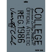 Rich New Seri N-208 Stencil 35x25 cm - 5