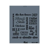 Rich New Seri N-499 Stencil 35x25 cm - 2