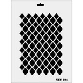 Rich New Seri N-194 Stencil 35x25 cm - 11