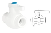 Ege Yıldız PPRC 40 mm Küresel Vana Gri - 9