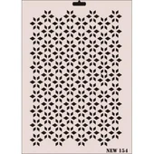 Rich New Seri N-154 Stencil 35x25 cm - 10