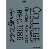 Rich New Seri N-208 Stencil 35x25 cm - 9