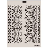 Rich Dantel Seri DN-907 Stencil 35x25 cm - 2