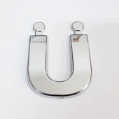 Cemax Ü Harfi 3,75 cm Krom Yapışkanlı - 2