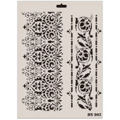 Rich Dantel Seri DN-902 Stencil 35x25 cm - 4