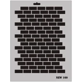 Rich New Seri N-160 Stencil 35x25 cm - 6