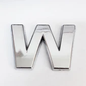 Cemax W Harfi 3,75 cm Krom Yapışkanlı - 8