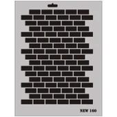 Rich New Seri N-160 Stencil 35x25 cm - 1
