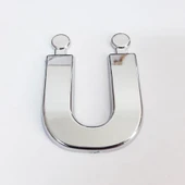 Cemax Ü Harfi 3,75 cm Krom Yapışkanlı - 9