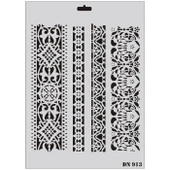 Rich Dantel Seri DN-913 Stencil 35x25 cm - 7
