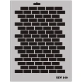 Rich New Seri N-160 Stencil 35x25 cm - 8