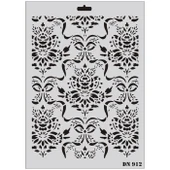 Rich Dantel Seri DN-912 Stencil 35x25 cm - 3
