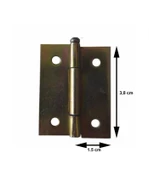 Avmdepo  Yaprak Menteşe 1,5 cm - 2