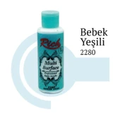Rich Multi Surface 2280 Bebek Yeşili Akrilik Boya 130 cc - 12