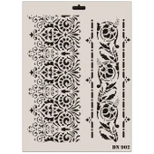 Rich Dantel Seri DN-902 Stencil 35x25 cm - 11