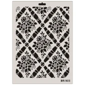 Rich Dantel Seri DN-921 Stencil 35x25 cm - 2