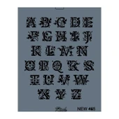 Rich New Seri N-465 Stencil 35x25 cm - 8