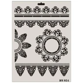 Rich Dantel Seri DN-924 Stencil 35x25 cm - 9