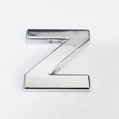 Cemax Z Harfi 3,75 cm Krom Yapışkanlı - 4