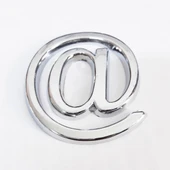 Cemax @ İşareti 3,75 cm Krom Yapışkanlı - 6