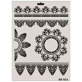 Rich Dantel Seri DN-924 Stencil 35x25 cm - 6