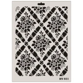 Rich Dantel Seri DN-921 Stencil 35x25 cm - 6