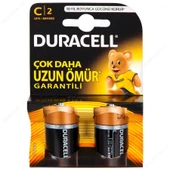 Duracell Alkalin C Orta Boy Pil 2'li Paket - 7