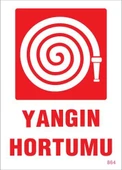 Avmdepo Yangın Hortumu Uyarı Levhası 25x35 KOD:864 - 6