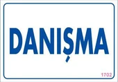 Avmdepo  Danışma Uyarı Levhası 17,5x25 KOD:1702 - 3