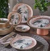 Fecra Peacock 19 Parça Sunum ve Servis Seti - 1