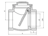Avmdepo 3/4 Çalpara Çekvalf Prinç - 1