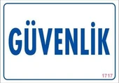 Avmdepo  Güvenlik Uyarı Levhası 17,5x25 KOD:1717 - 11