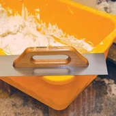 Dekor 099 Alçı Malası Ahşap Kapalı Saplı 50 cm - 1